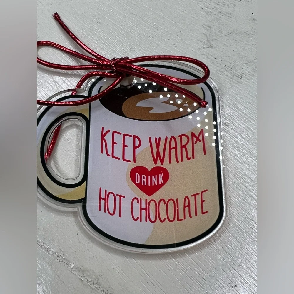 Brand New- Hot Cocoa Ornament/Gift Tag